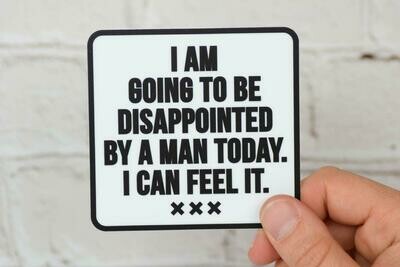 Disappointed by a Man sticker